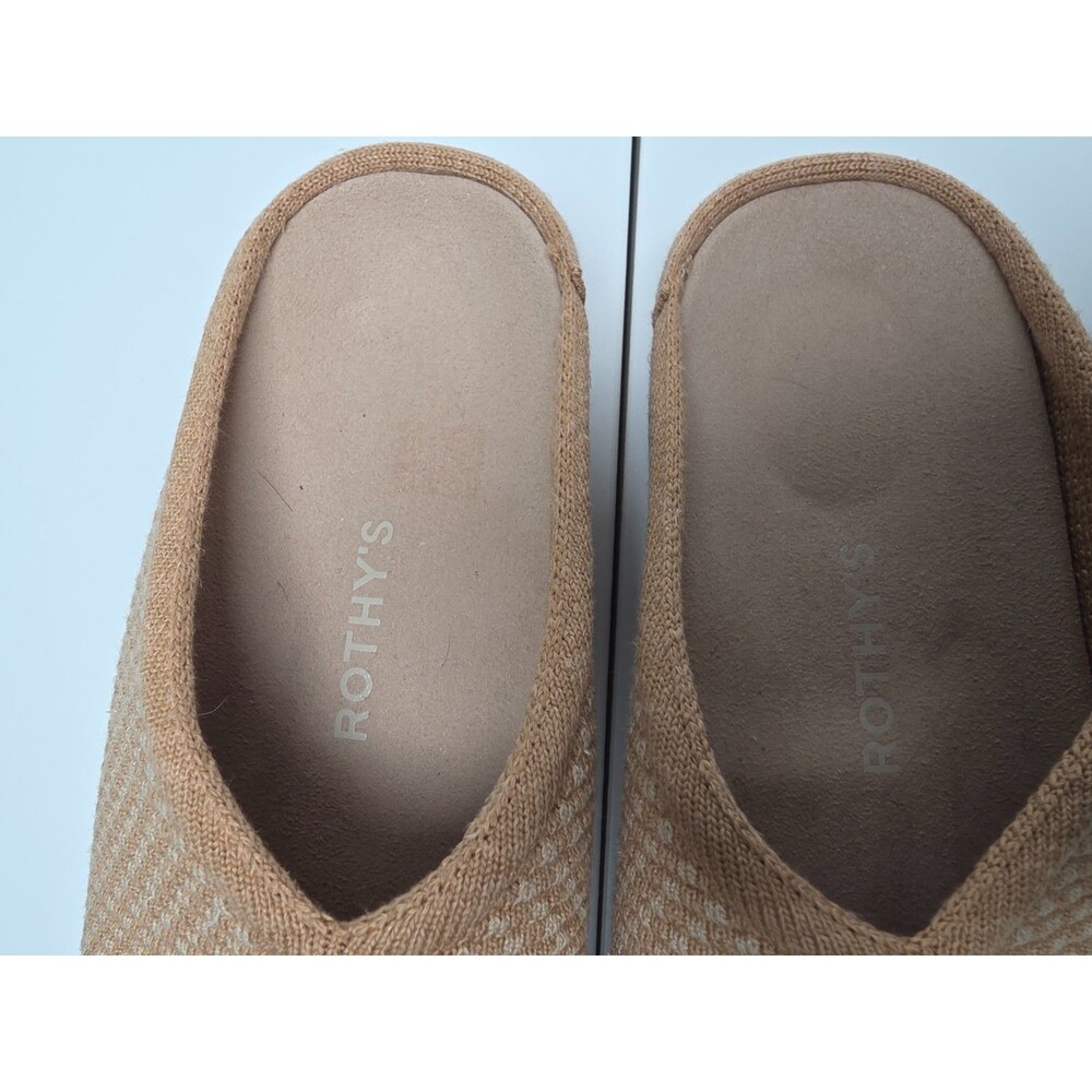 Rothy's The Hemp Casual Clog Women's Size 8 Flax Tan Slip-on No Box - Picture 3 of 8